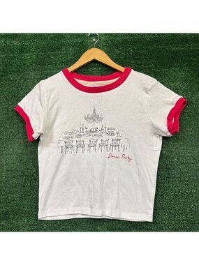 Niall Horan Dinner Party Album Cover Drawing Crop Top Size Extra Large